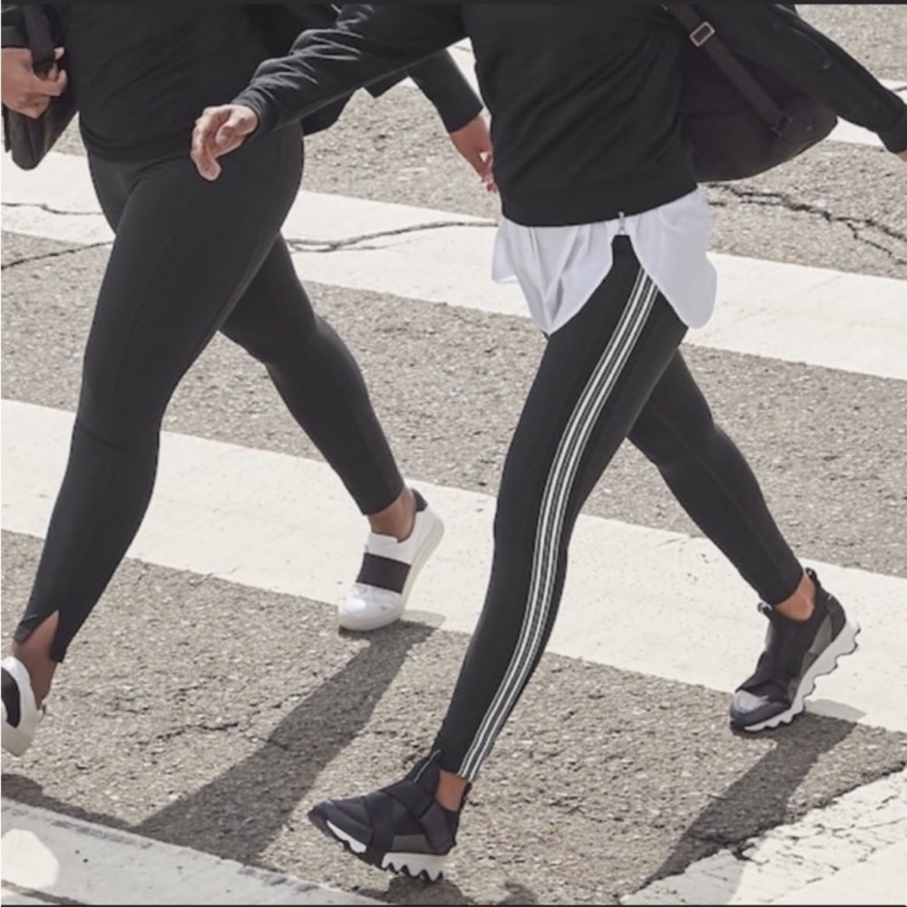 Athleta Track Tux Tight Side Stripe Leggings In B… - image 3